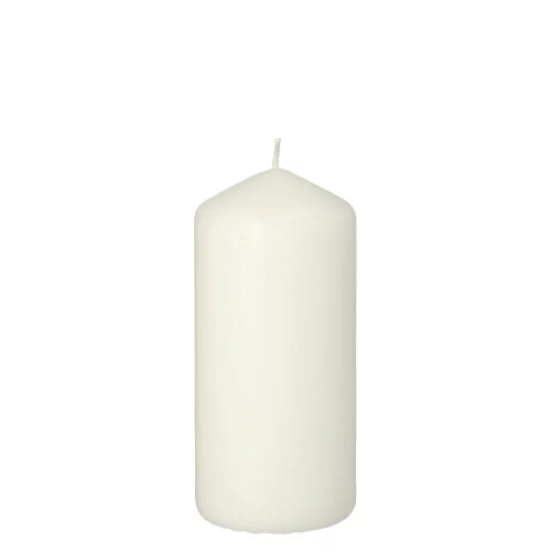 PAPSTAR svece stabveida 13 cm balta