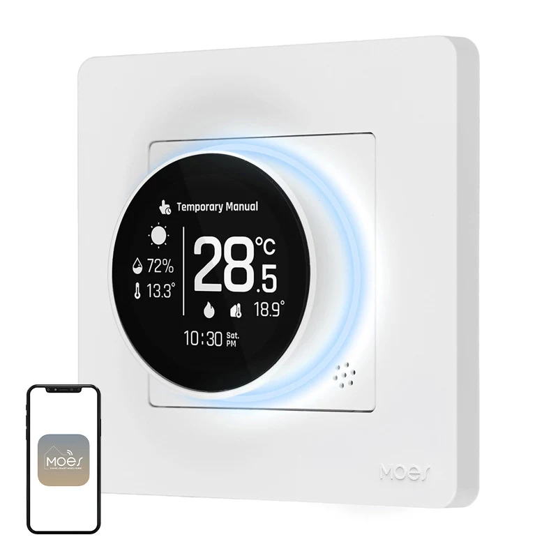 MOES ZHT-SR-GC ZigBee viedais termostats katlam/gāzes
