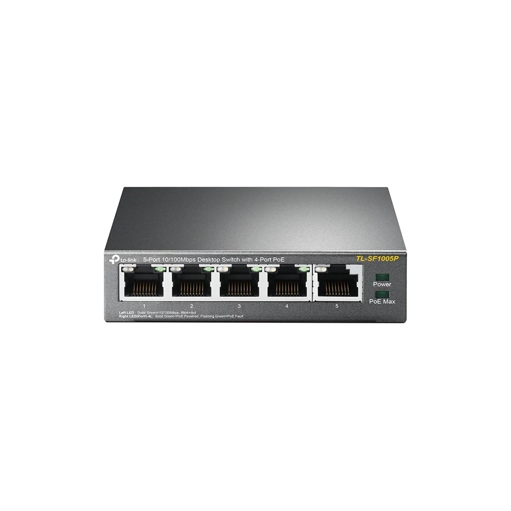 TP-Link TL-SF1005P 5 portu 10/100 Mbps