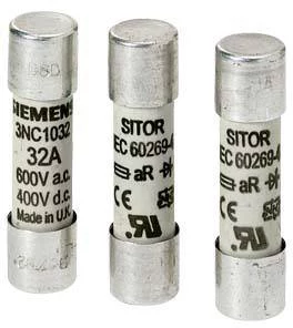 Siemens cilindriskais drošinātājs 16A 600V AC