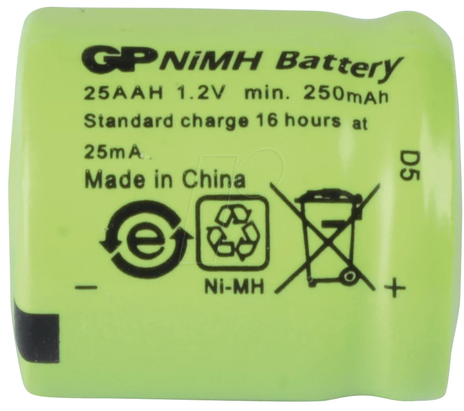 GP Batteries NH GP 25AAH NiMH