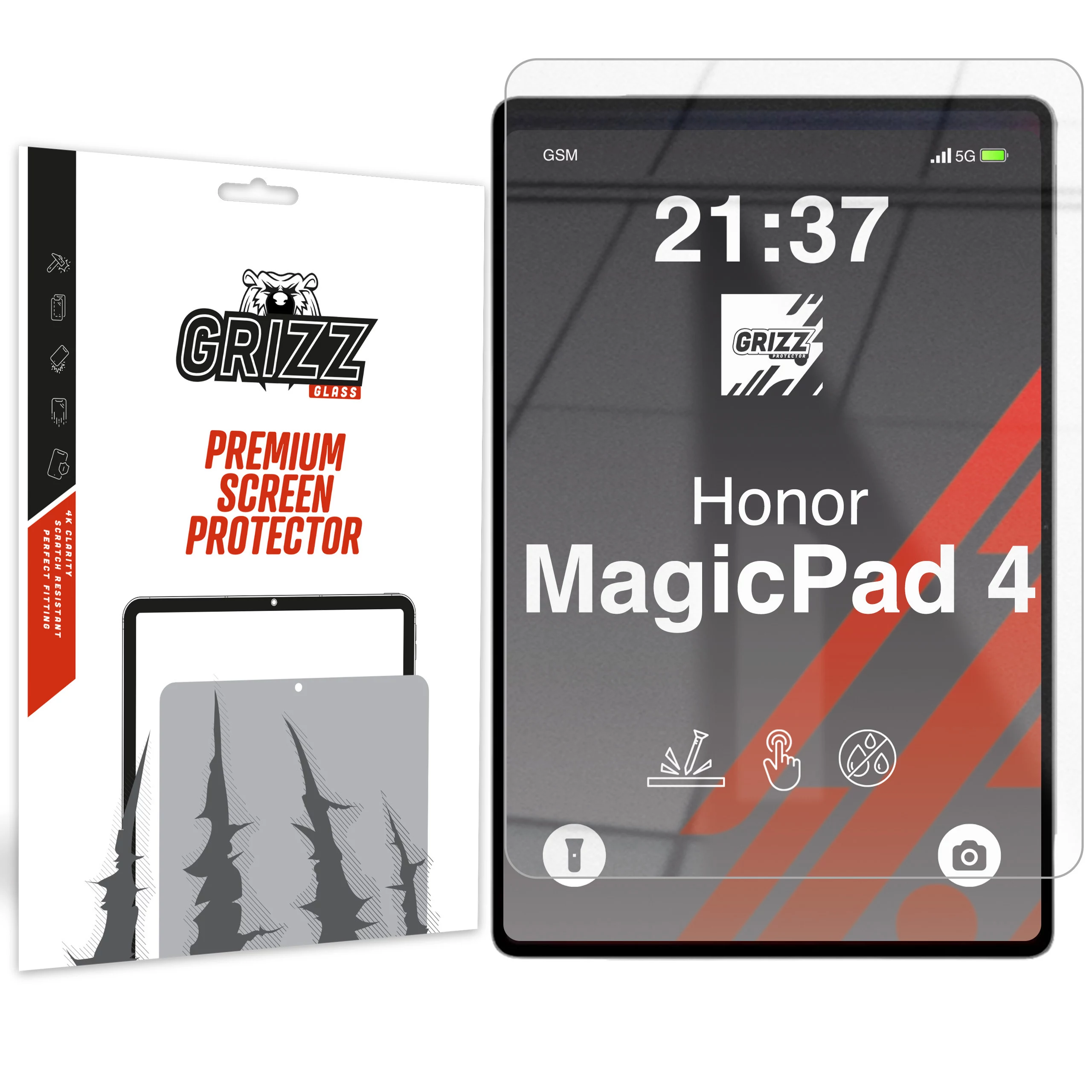 GrizzGlass HybridGlass ekrāna aizsargplēve Honor MagicPad
