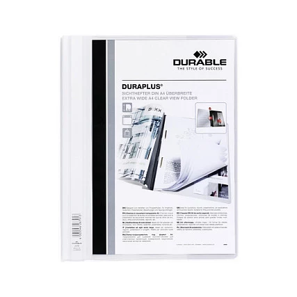 DURABLE Duraplus prezentācijas mape A4, balta