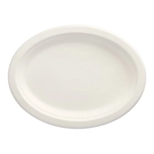 PAPSTAR pure ovāls cukurniedru šķīvis 260