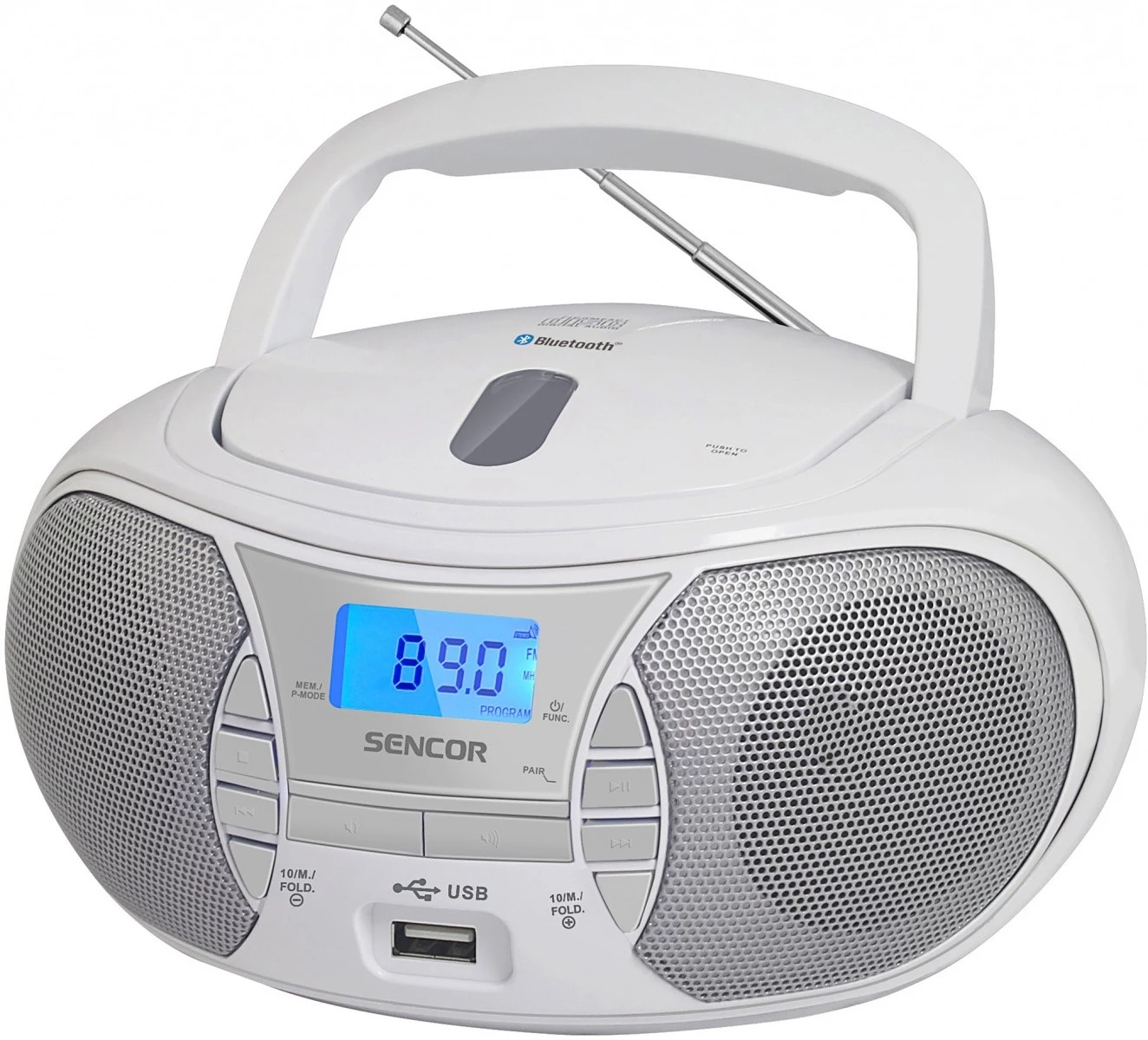 SENCOR SPT 2700WH CD/BT/MP3/USB/FM radio boombox