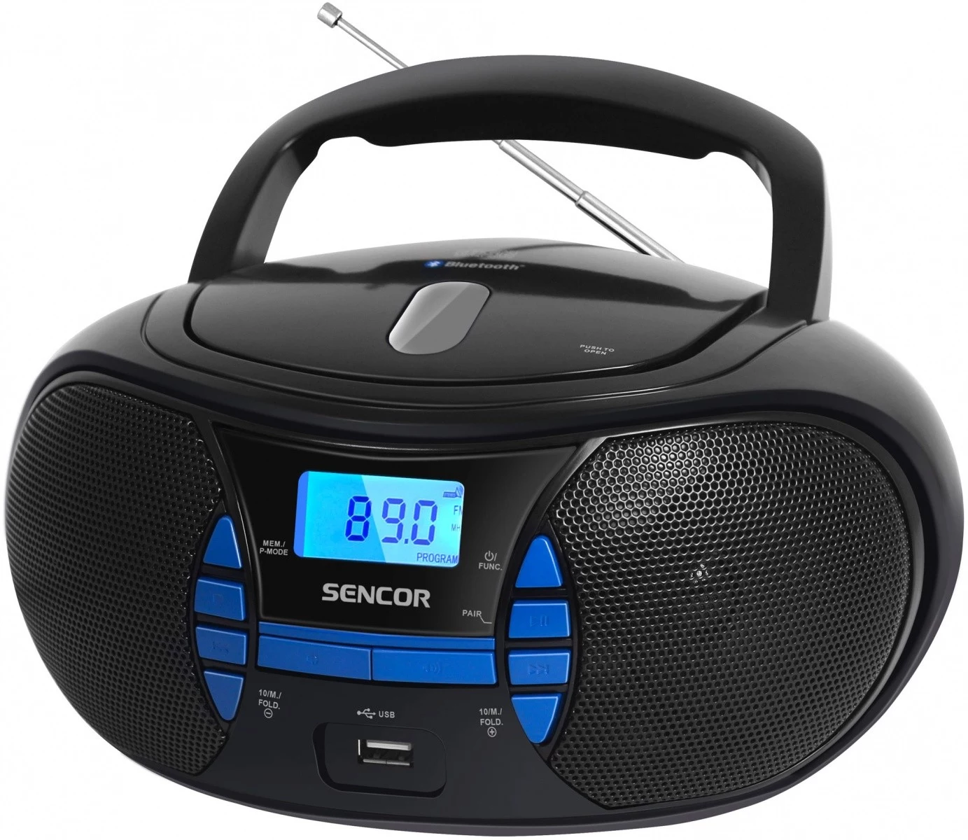 SENCOR SPT 2700BK CD/BT/MP3/USB/FM radio boombox