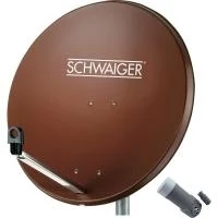 SCHWAIGER 80 cm satelītantenas komplekts ar