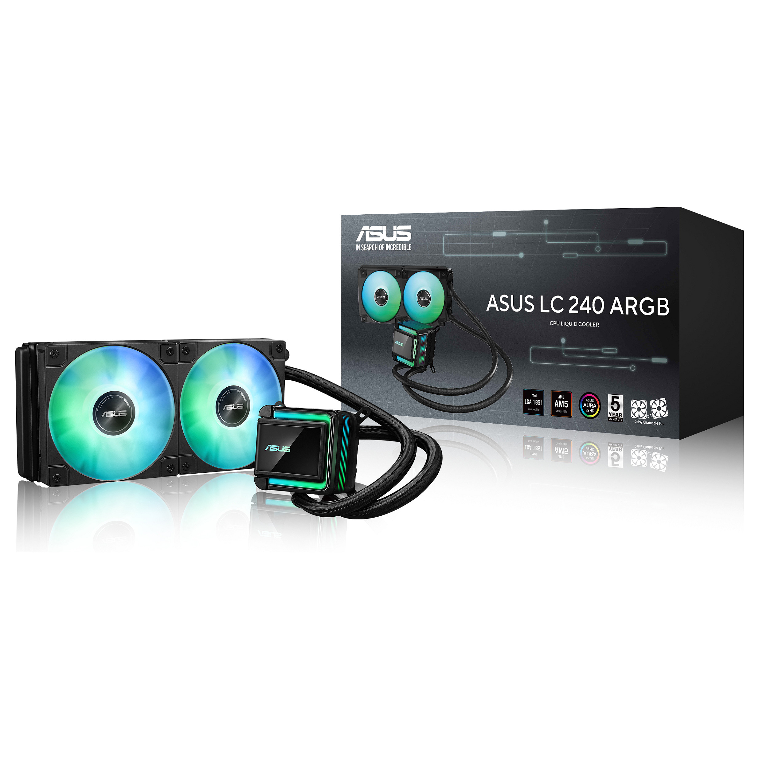 ASUS LC 240 ARGB AIO šķidruma