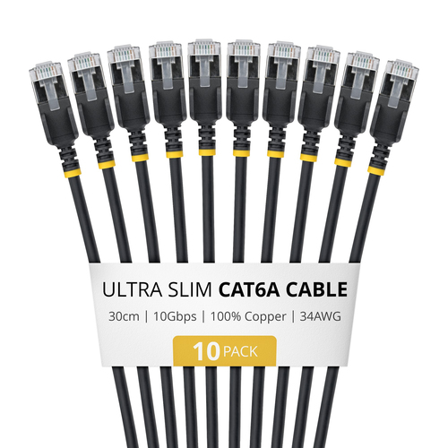 StarTech.com Slim Cat6a U/FTP tīkla