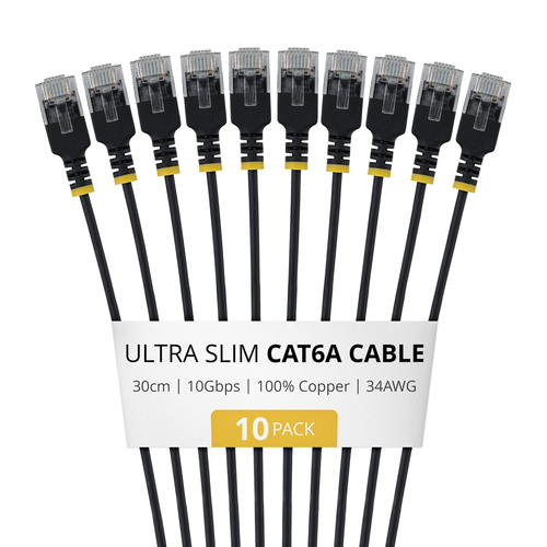 StarTech.com slaids Cat6a U/UTP savienojuma