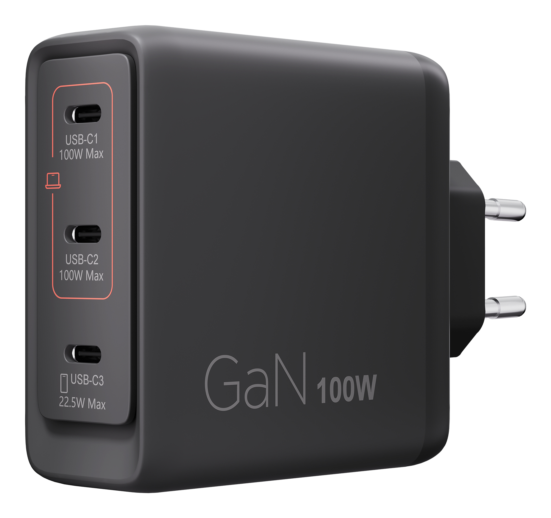 Lenovo daudzportu USB-C 100W GaN lādētājs