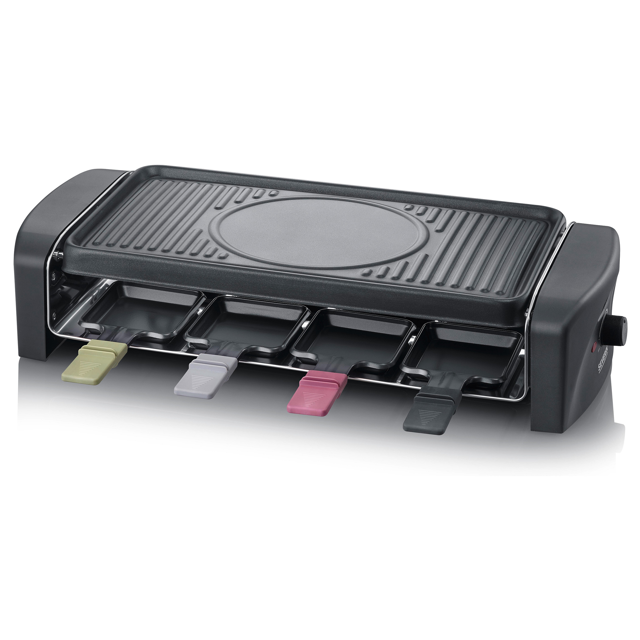 Severin Raclette grils (RG 9646), melns