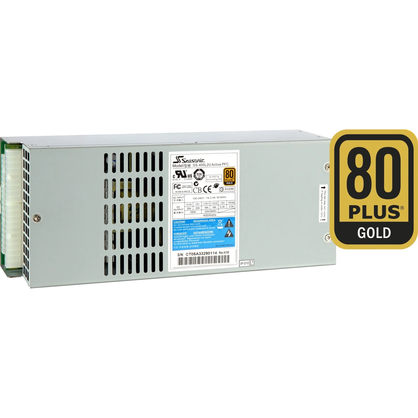 Seasonic SS-400L2U 400W 2U Rackmount Servera