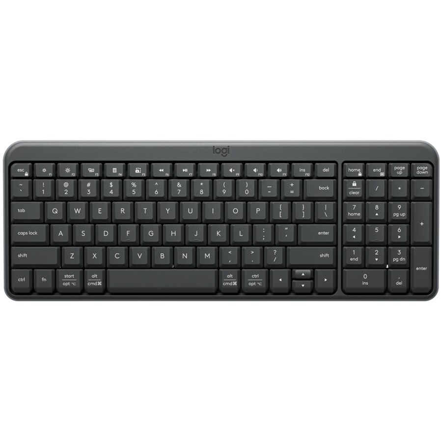 Logitech K250 bezvadu Bluetooth tastatūra, grafīta