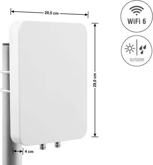 Delock WiFi 6 MIMO virziena antena