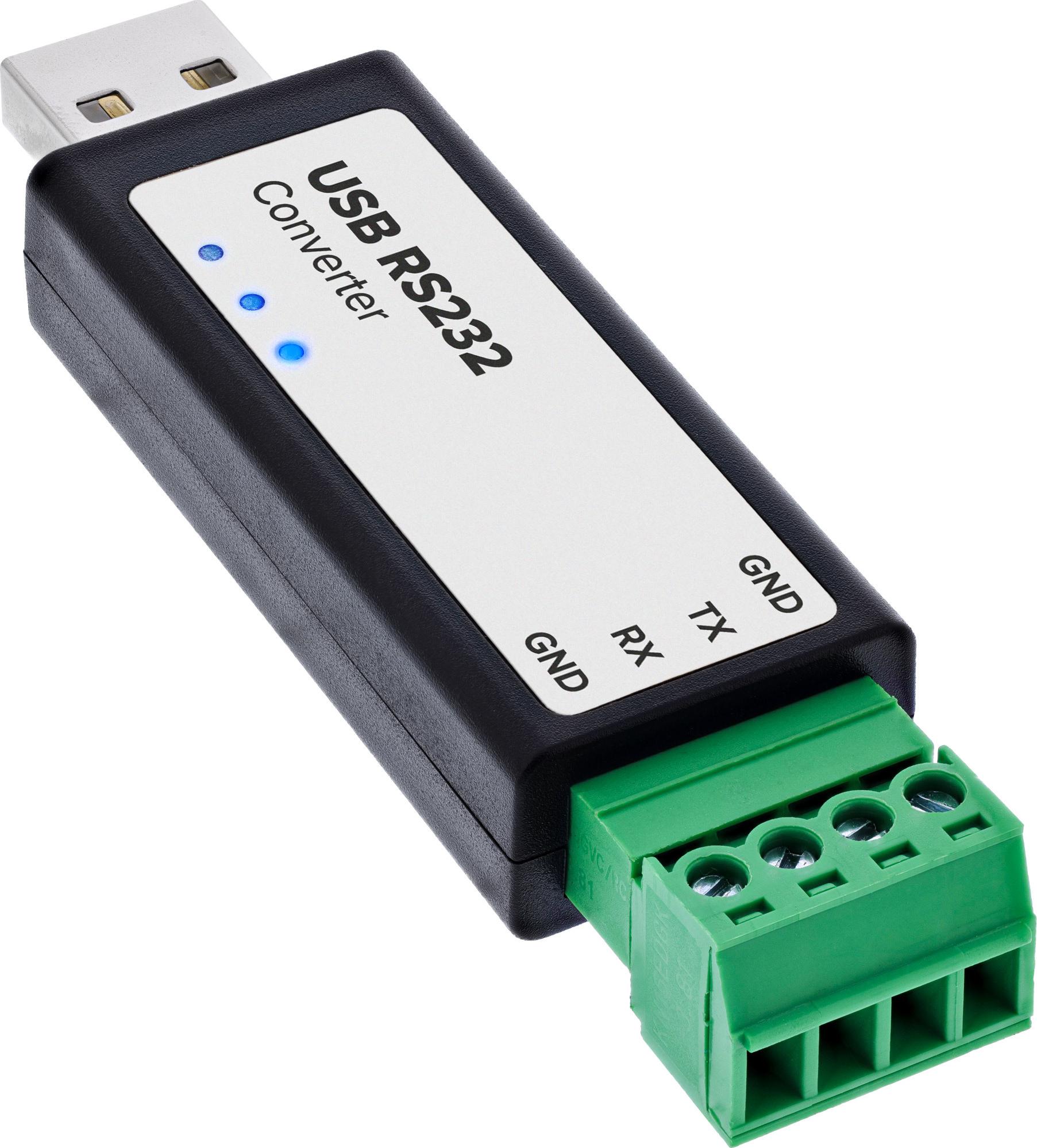 InLine® USB uz Serial RS-232 pārveidotājs
