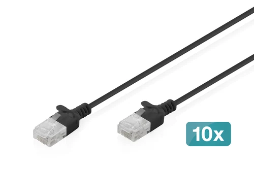 DIGITUS slaids Cat6 U/UTP savienojuma kabelis