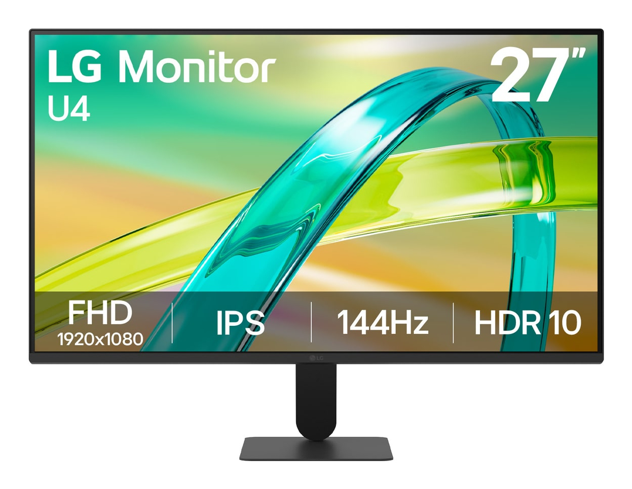 LG 27U411B-B monitors, melns
