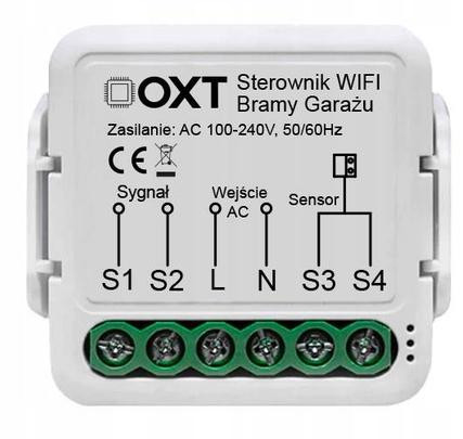 OXT T210GL Wi-Fi Tuya garāžas durvju