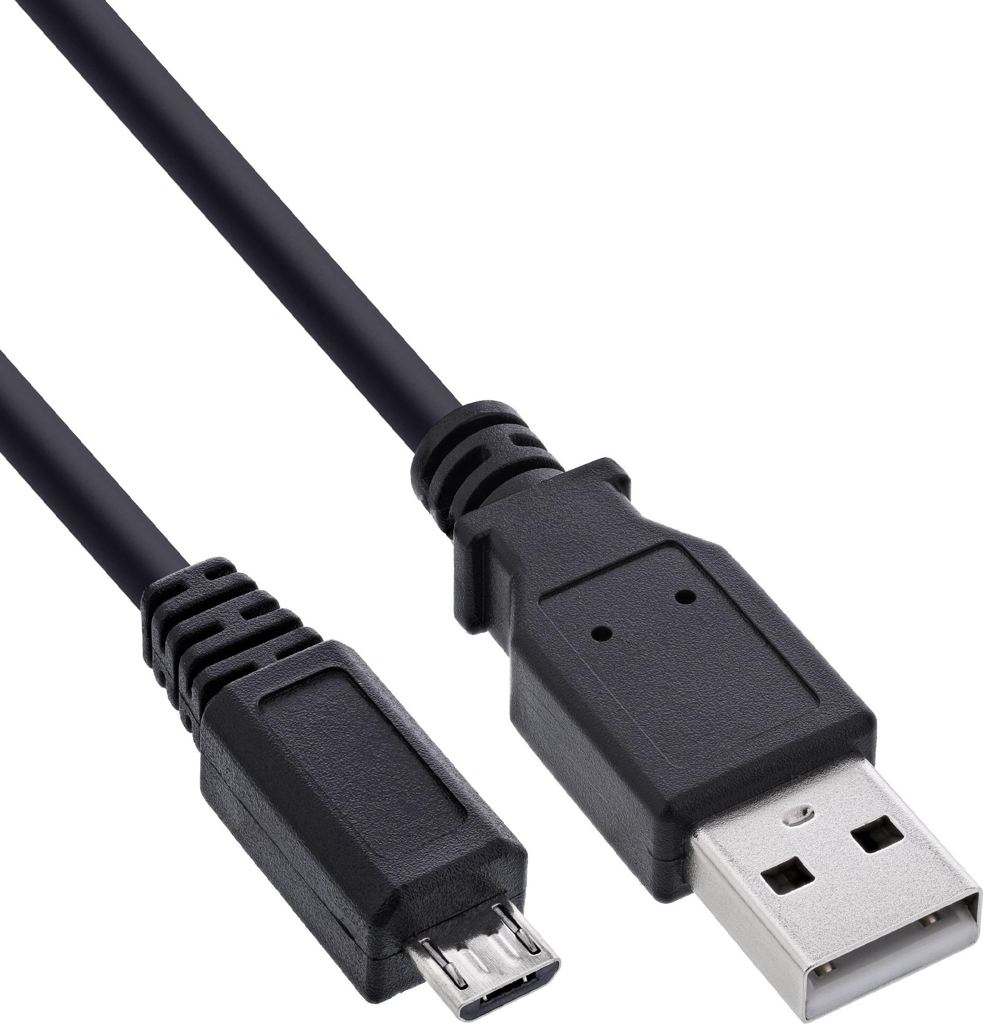 InLine Micro-USB 2.0 kabelis, USB-A