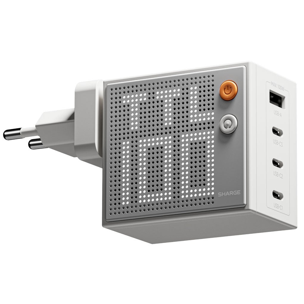 SHARGE Pixel 100 GaN lādētājs, 100W