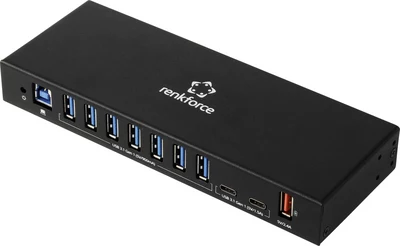 Renkforce RF-7403762 USB centrmezgls 10 portu