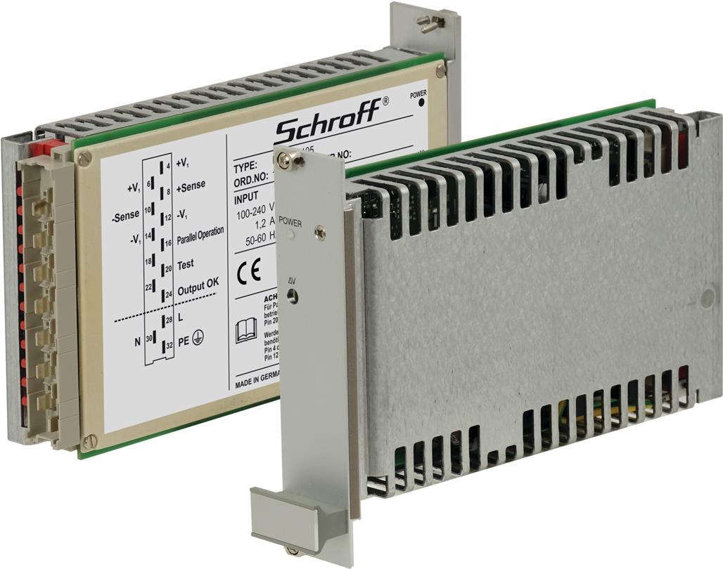 Schroff MAX50-112 3U 6HP barošanas bloks