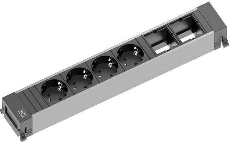 Bachmann POWER FRAME pagarinātājs, 4 kontaktligzdas