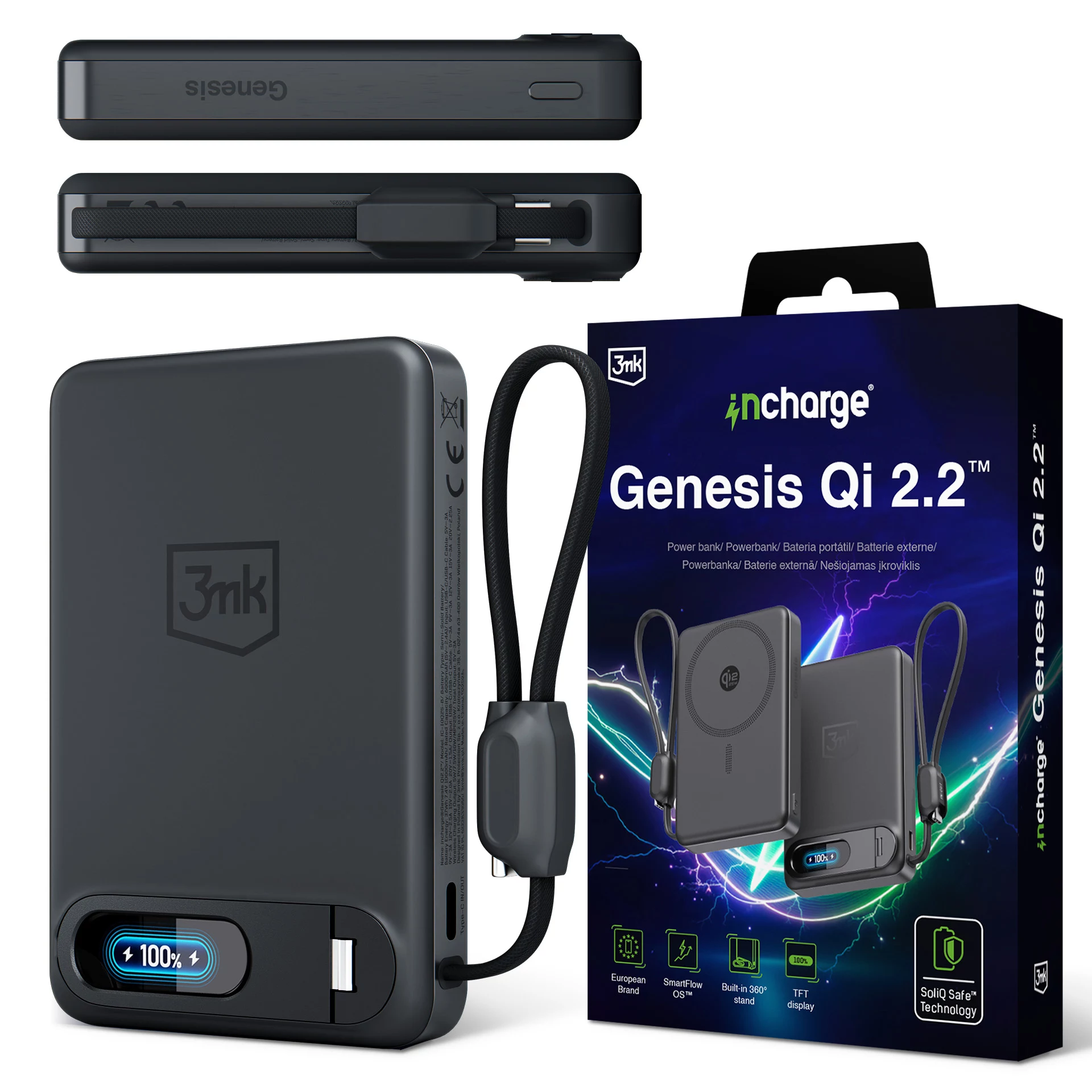 3mk incharge Genesis Qi2 25W bezvadu