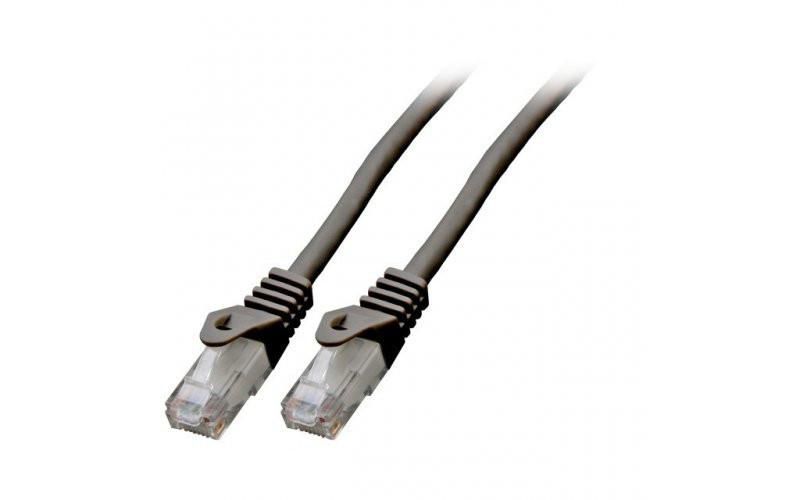 Mercodan savienojuma kabelis CAT6 UTP, melns