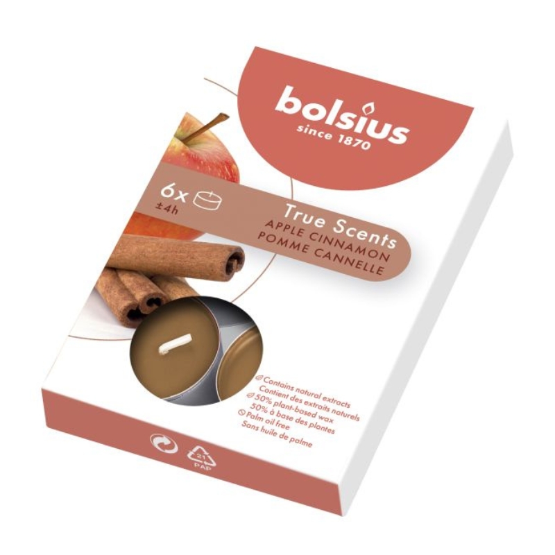 Bolsius True Scents aromātiskās tējas sveces