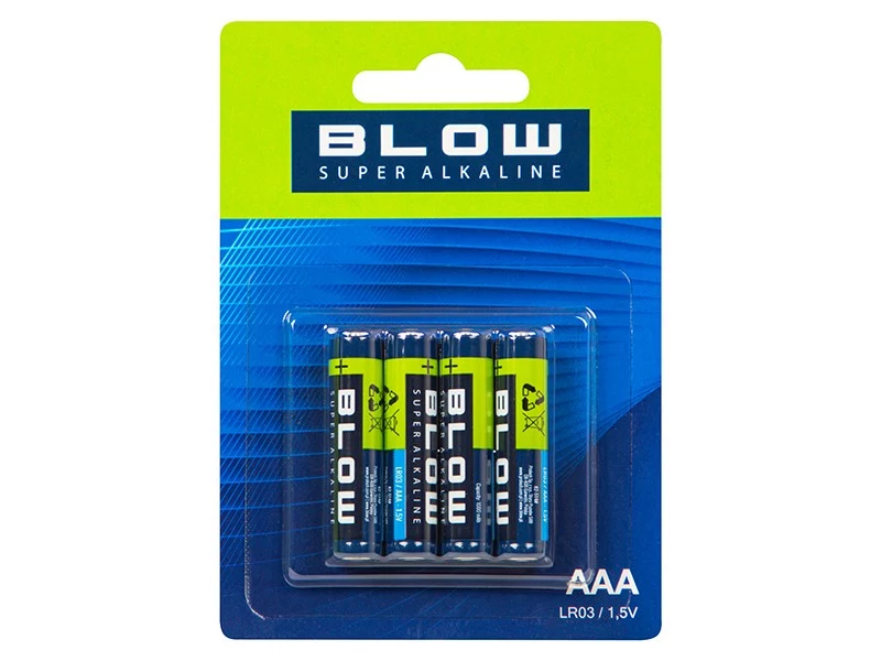 BLOW Super Alkaline sārma baterijas AAA