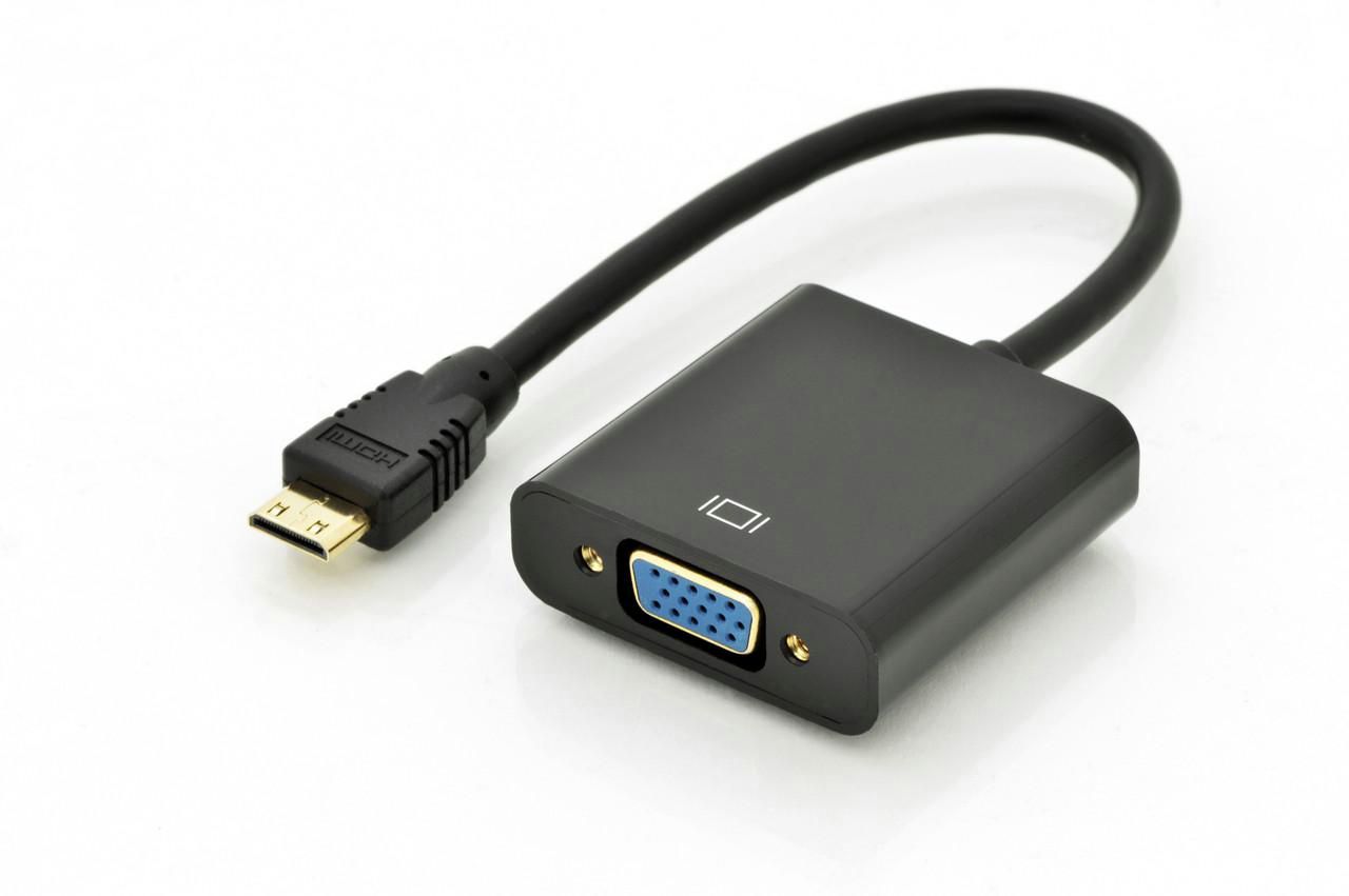 Mercodan Mini HDMI (spraudnis) uz VGA