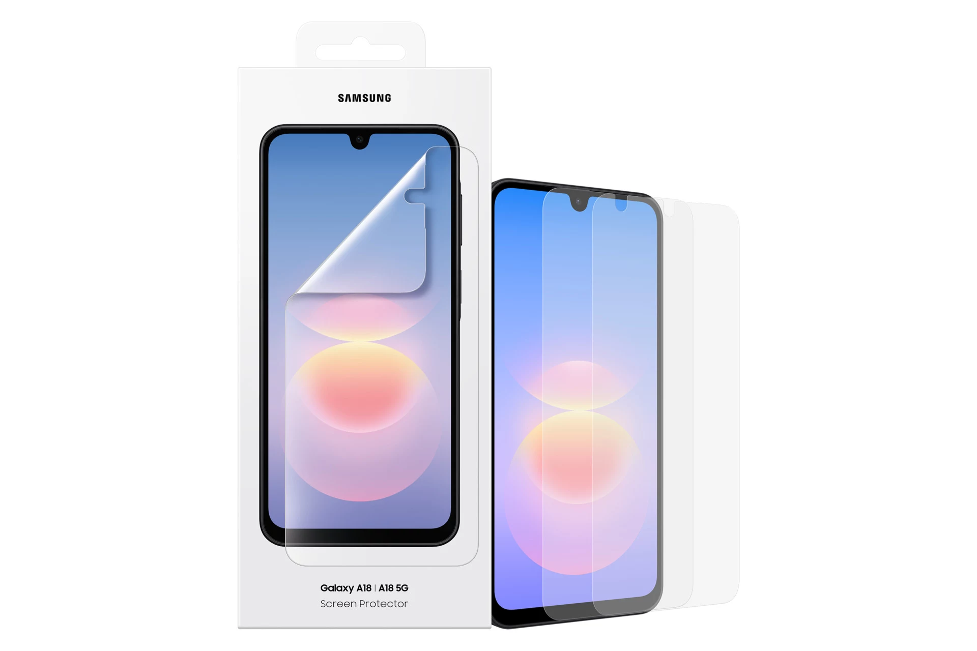 Samsung ekrāna aizsargplēve Galaxy A18, caurspīdīga