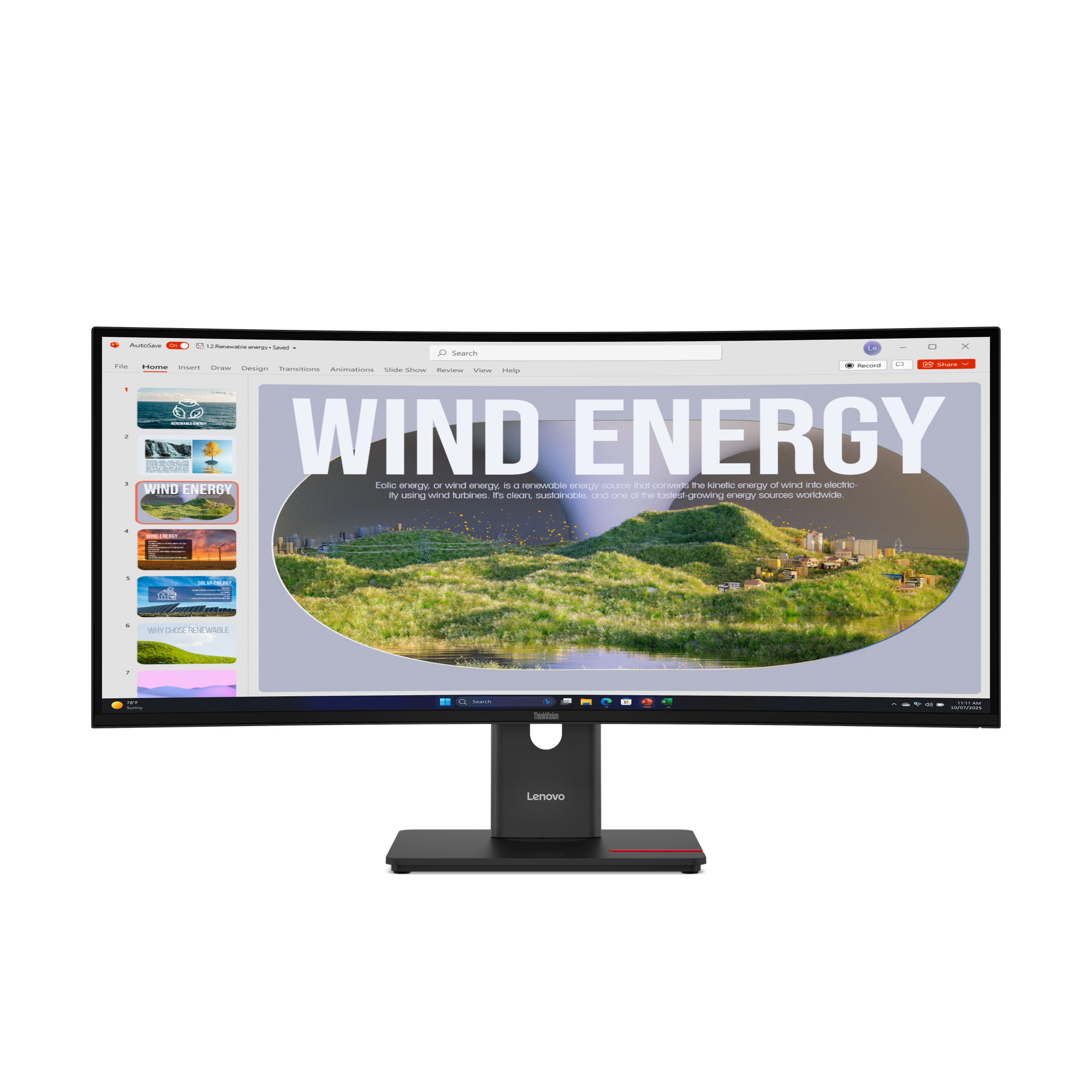 Lenovo monitors ThinkVision T34WD-40 34`` ar