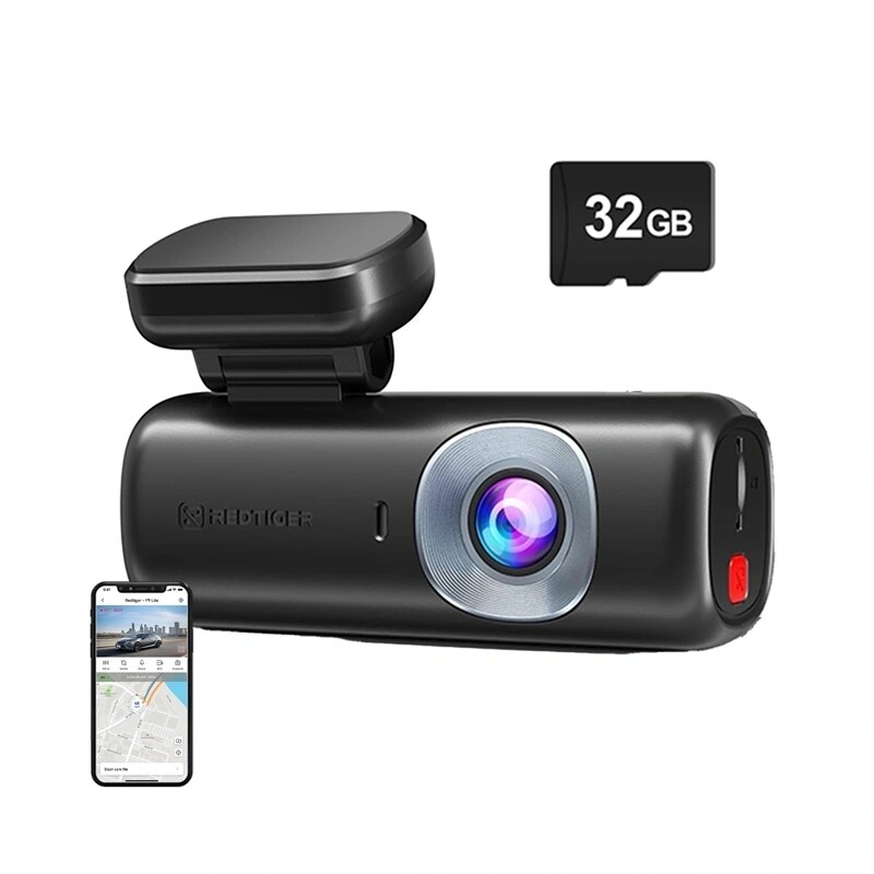 REDTIGER F9 Lite 4K automašīnas videokamera