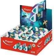 Maped Pyramide DRAGON plastmasas dzēšgumija, balta