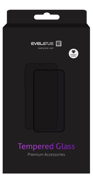 Evelatus 2.5D Full Cover antistatisks