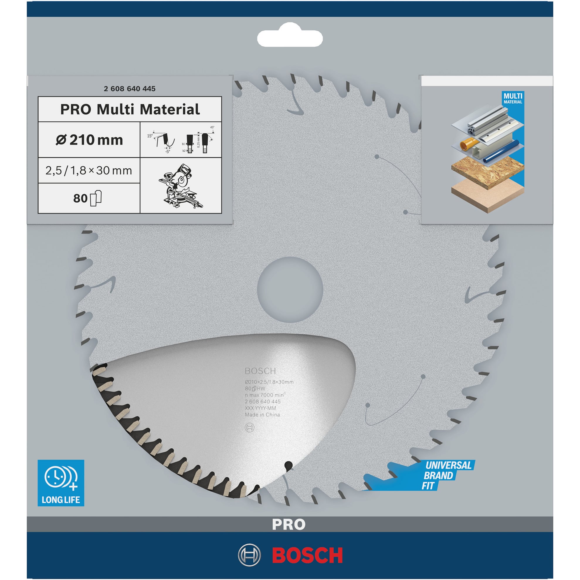 Bosch PRO Multi Material ripzāģa asmens