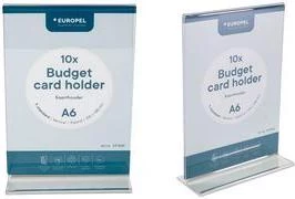 EUROPEL Budget akrila galda informācijas statīvs