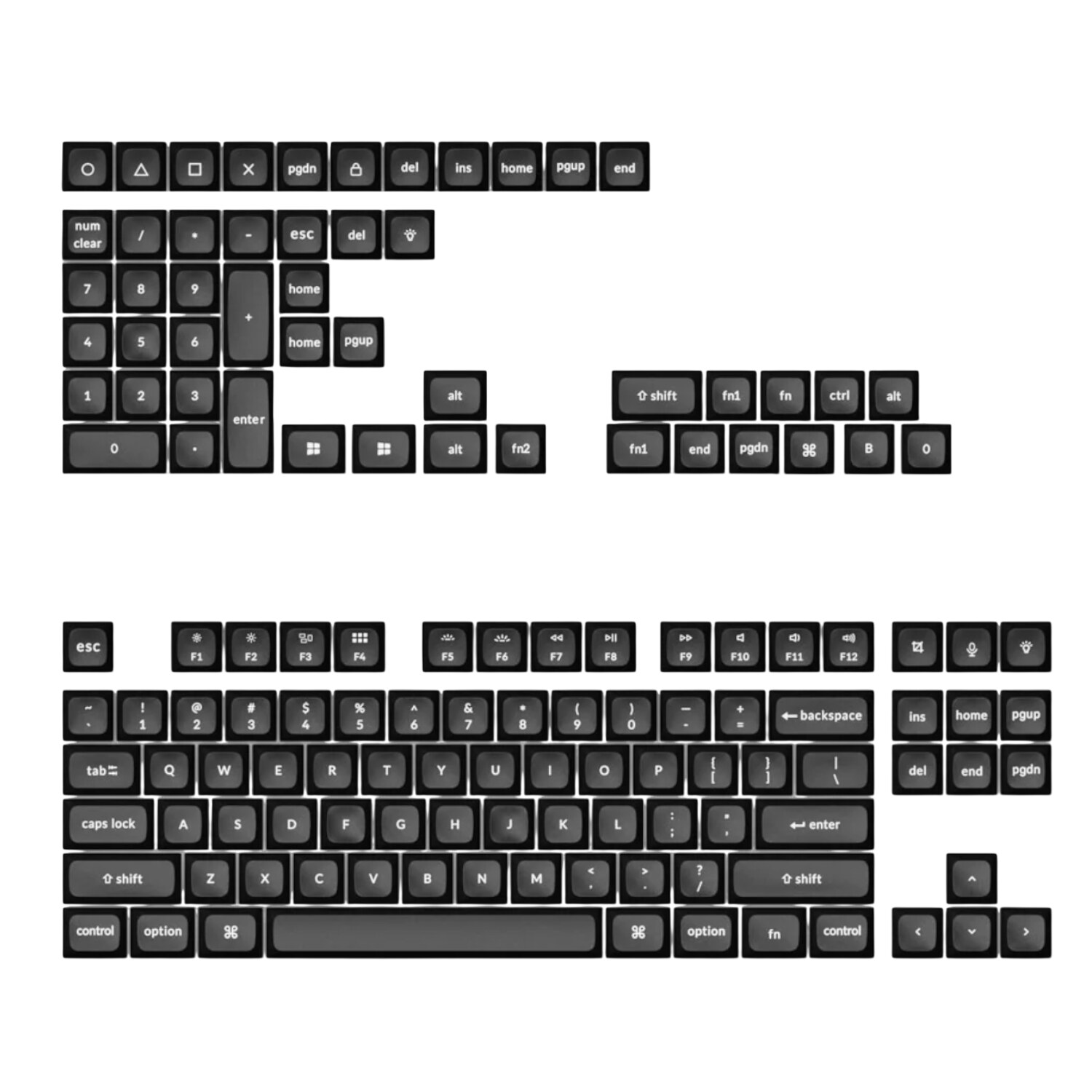 Keychron Double Shot KSA PBT pilna