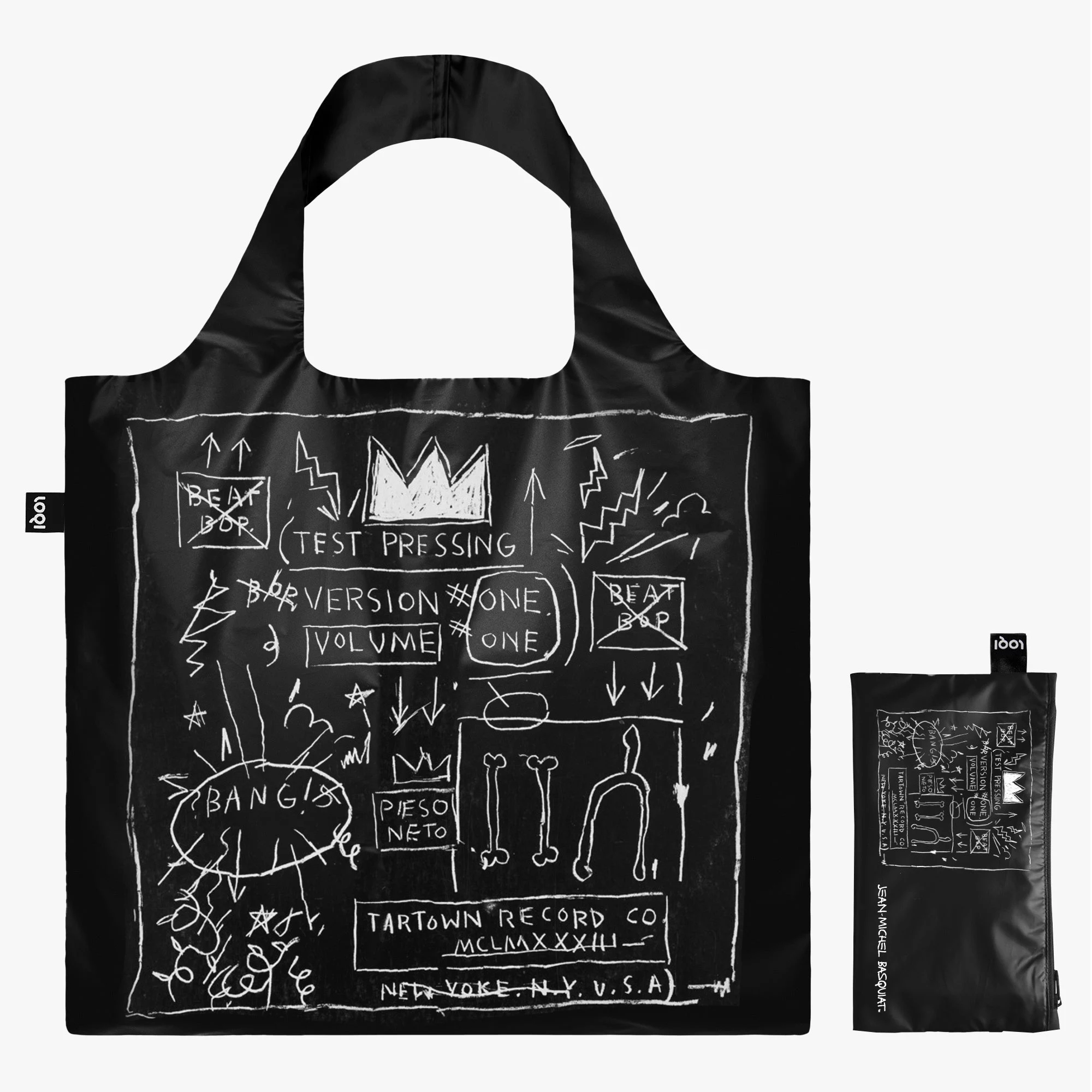 LOQI Basquiat soma – Crown melna