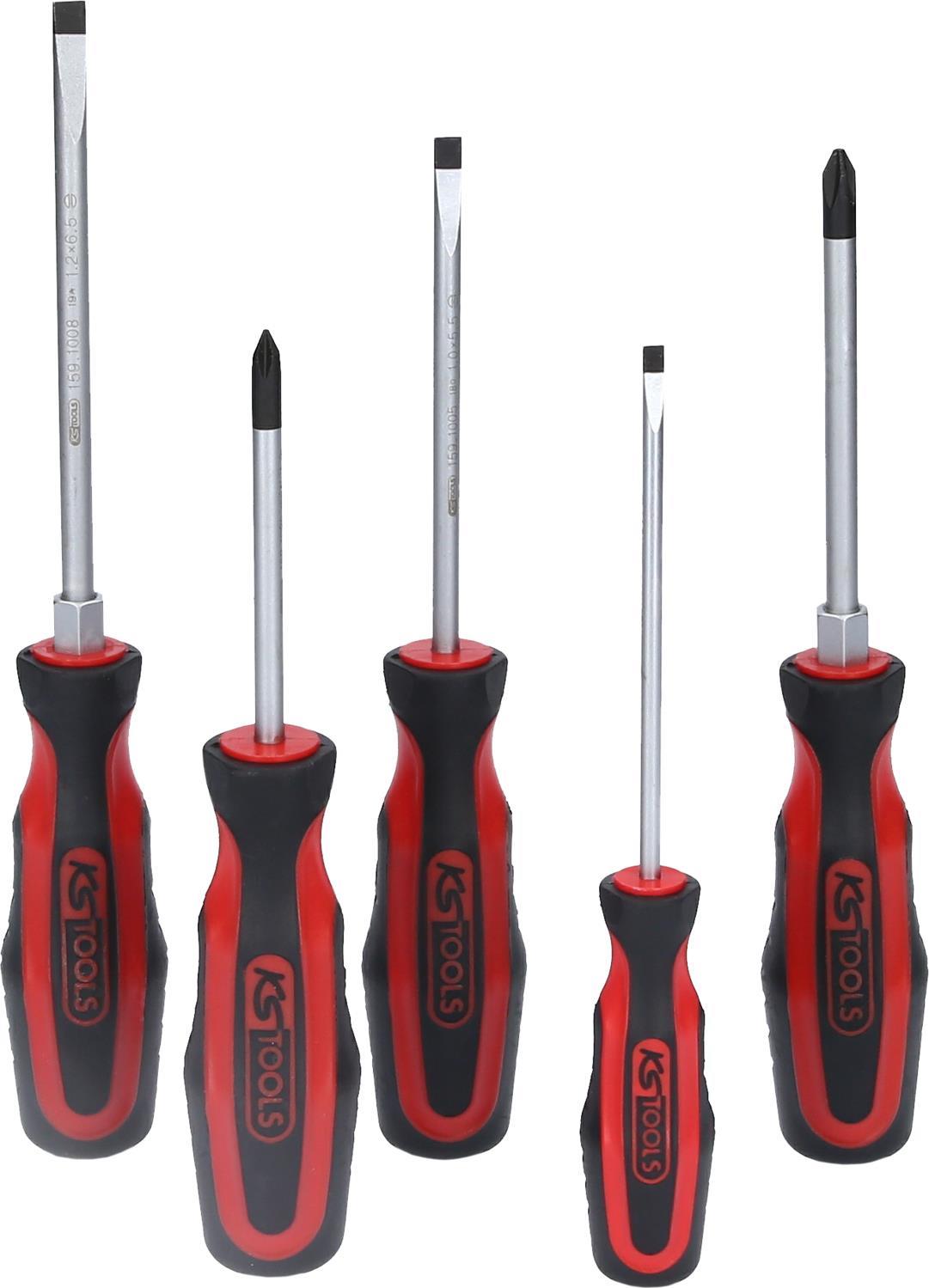 KS TOOLS ERGOTORQUEplus skrūvgriežu komplekts, 5