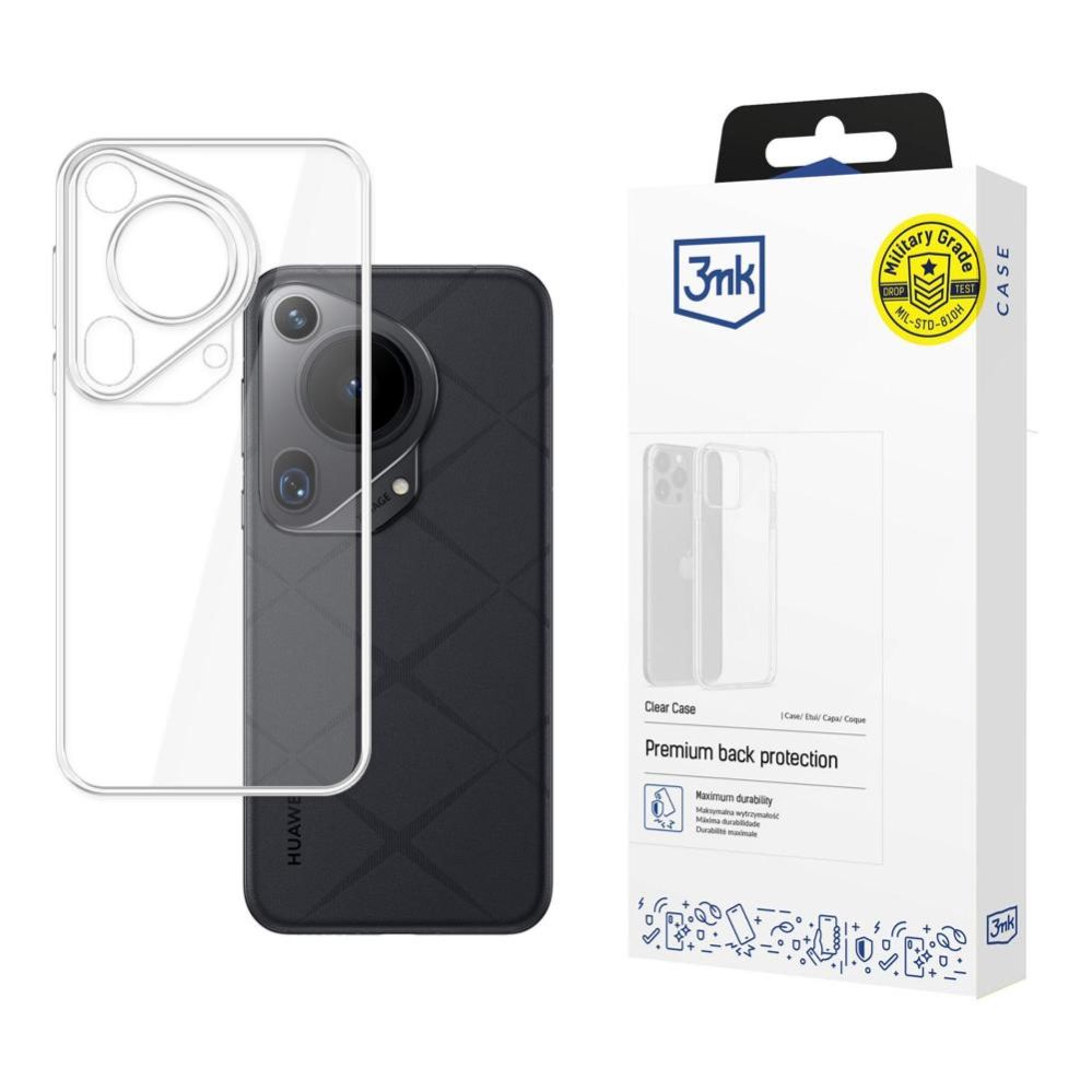 3mk Clear Case caurspīdīgs vāciņš Huawei