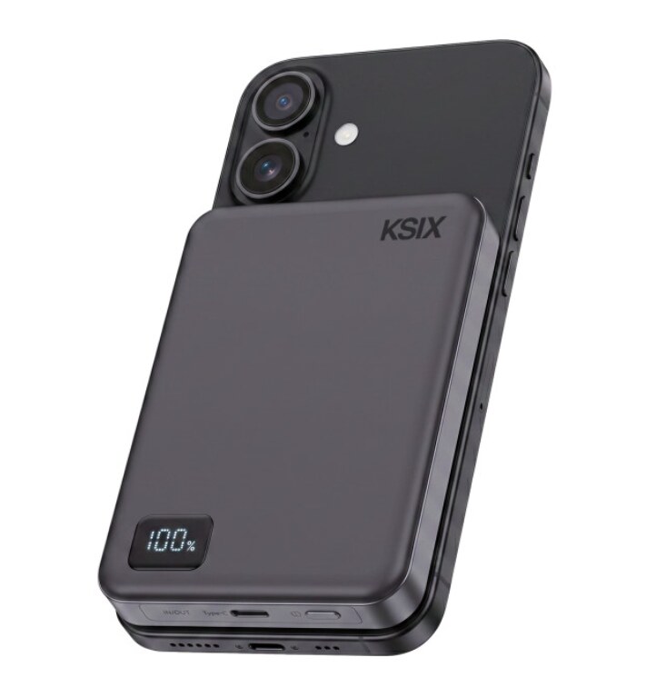 Ksix Powerbank Magslim 10000 mAh magnētiskais