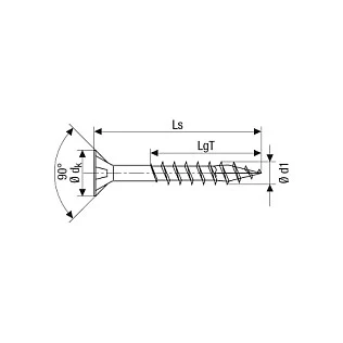 SPAX universālās skrūves T30 6x100, 100