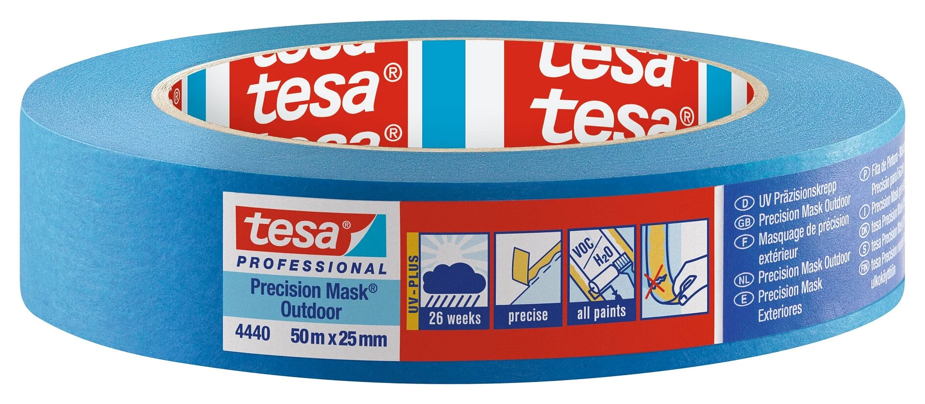 Tesa Precision Crepe 4440 Outdoor UV