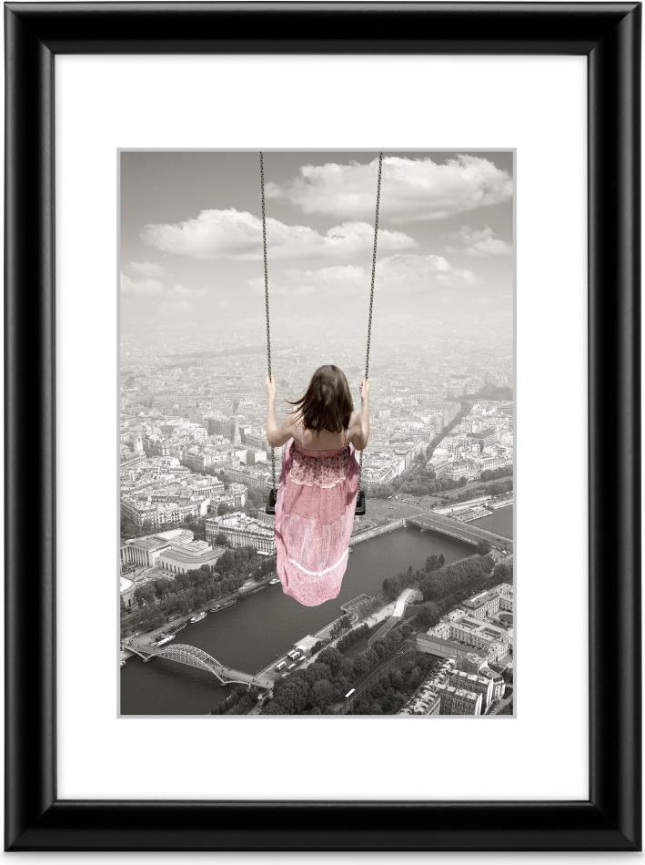 Hama Swing plastmasas foto rāmis, melns