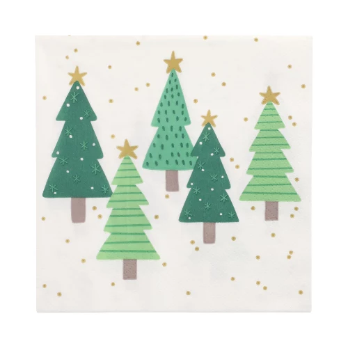 PAPSTAR "Winter Trees" Ziemassvētku salvetes