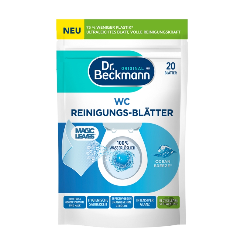 Dr.beckmann Magic Leaves tualetes tīrīšanas